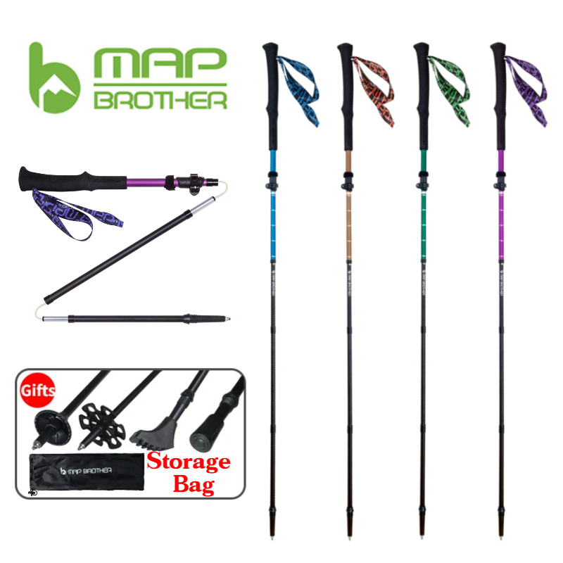 Trekking Pole Carbon - MAP BROTHER M3030 Bastone da trekking
