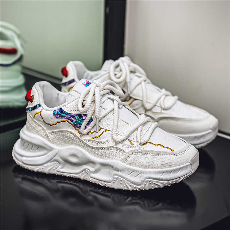 Running Shoes Men - Scarpe da ginnastica intrecciate da uomo,