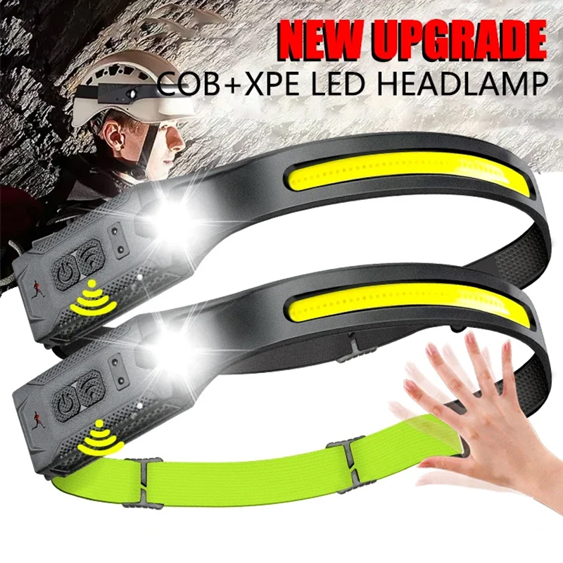 Running Headlamp - Lampada frontale a LED USB ricaricabile