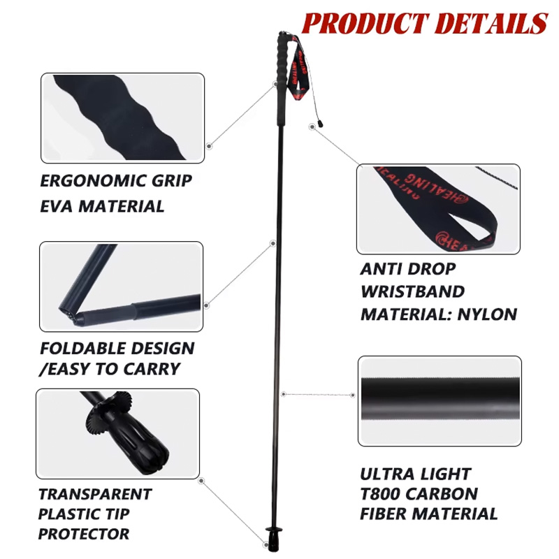 OKHEALING Bastoni da Trekking  - Trekking Pole Carbon recensione e prezzo