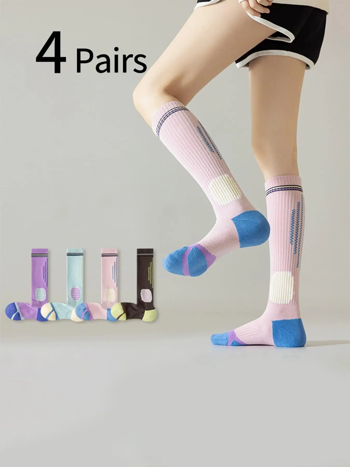 4 Paia di Calzini a Compressio - Sports Socks recensione e prezzo