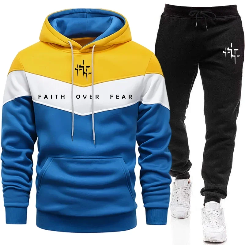 Tuta da uomo Faith Over Fear,  - Joggers Pants recensione e prezzo